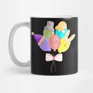 Cute happy balloons Mug